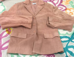 ANN TAYLOR LOFT Pink Blazer Coat Size Small S (Retails $98)
