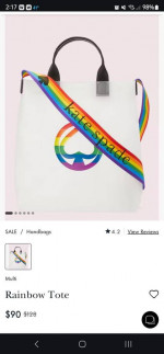 Kate Spade Rainbow Pride Tote DISCONTINUED