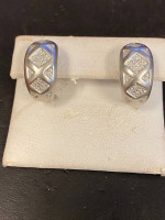 White gold Diamond earrings