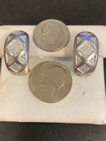 White gold Diamond earrings