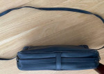 Vintage Aigner Navy Leather Crossbody Bag