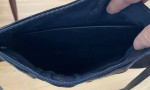 Vintage Aigner Navy Leather Crossbody Bag