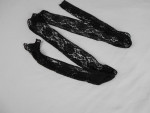 Fashion French Black lace halter jumpsuit