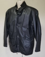 Paris Dakar 100% Leather Serious Jacket Zip-Out-Liner MINT! Sz LRG