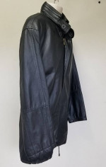 Paris Dakar 100% Leather Serious Jacket Zip-Out-Liner MINT! Sz LRG