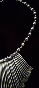 Vintage 1960s Pin Bib Necklace