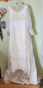 Vintage 1974 Wedding Dress