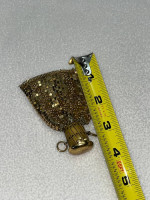 1920s Whiting & Davis Gold Vintage Expandable Mesh Purse