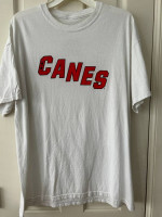 Carolina Hurricanes "CANES" White Shirt - Unisex XL