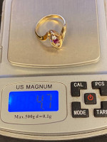 Ruby and diamond lady’s Ring