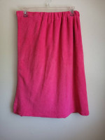 Meg & Lilly Wrap Skirt Beach Plus One size fit most Polyester Pink Ela