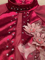 2 Adult Small Dance Costumes, Custom Swarovski Decorated, Dress-Up