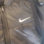 Nike Running Vest Womens XL Black Lightweight Full Zip Sleeveless Work