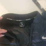 Nike Running Vest Womens XL Black Lightweight Full Zip Sleeveless Work