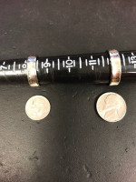 White gold wedding band