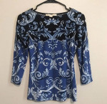 Womens Boston Proper 3/4 sleeve top, size XXS