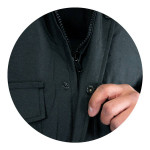 Tact Squad Duty Jacket with Removable Collar, Liner