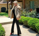 Plush Champagne Fox Fur Coat