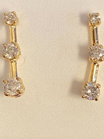 Past present & future Diamond earrings