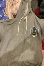 roman reigns vintage 2014 M official wwe hoodie hit hard hit often