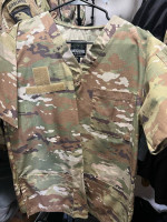 Army and Black Scrubs