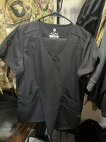 Army and Black Scrubs