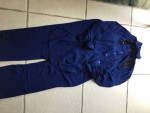Vintage cobalt blue  Pierre Cardin 2 Piece