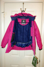 Kamik Girls Tessie Solid Pink Ski Jacket, Size 10, NWT