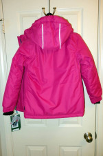 Kamik Girls Tessie Solid Pink Ski Jacket, Size 10, NWT