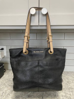 Michael Kors Black Leather Handbag/Purse
