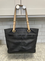 Michael Kors Black Leather Handbag/Purse