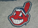 YOUTH Cleveland Indians/Chief Wahoo Logo Long Sleeve Shirt, Sz. 10/12