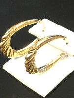 Gold earrings