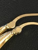Gold earrings