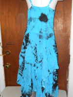Lapogee Summer Handkerchief Hem Dress Small Medium