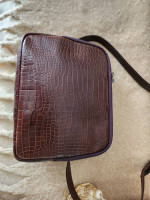 Furla Embossed Leather Crossbody