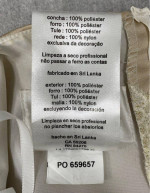 David's Bridal Cocktail Dress Size 10 Ivory/Champagne Color