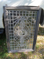 Antique stained glass late 1800-to early1900s
