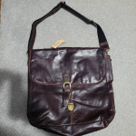 New Leather Messenger Bag / Book Bag / Laptop Bag