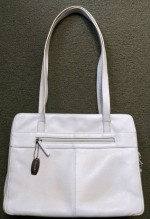 Purse / Shoulder Bag Tignanello White Leather