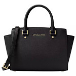 Michael Kors Selma Leather Satchel Bag