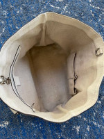 Gucci Beige/White Canvas Vintage Web Sunset Medium Tote Bag