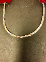 Try colour gold necklace