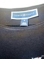 Festive , light weight Christmas sweater: Karen Scott
