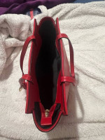 Red leather - DKNY handbag