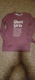 NEW-Heavy cotton long sleeve jersey, sz M, NEW