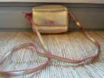 UNUSED Lilly Pulitzer Lilias Gold Crossbody Purse