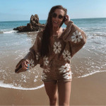 ◄COLOR FLOWER WOOLEN SUIT◄◄◄