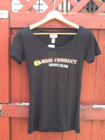 Chicago Blackhawks Miss Conduct Scoop Neck Tee - Size M - Brand New