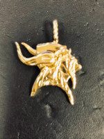 gold Viking Charm
